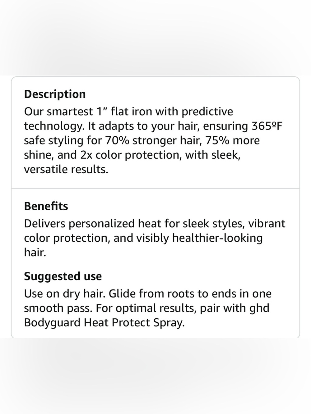 $320. ghd “Good Hair Day” Platinum+ Professional 1” Smart Styler NEW Open Box - Picture 15 of 16